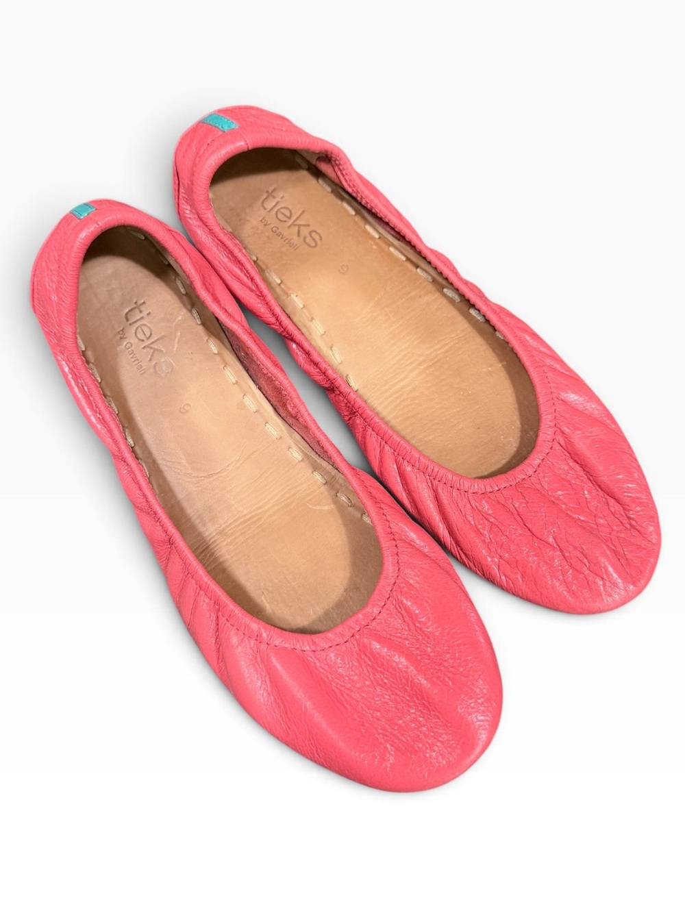 Tieks Poppy Leather Ballet Flats Size 9 - Picture 2 of 6